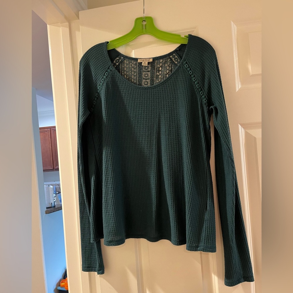 Lucky Brand Waffle Knit Top